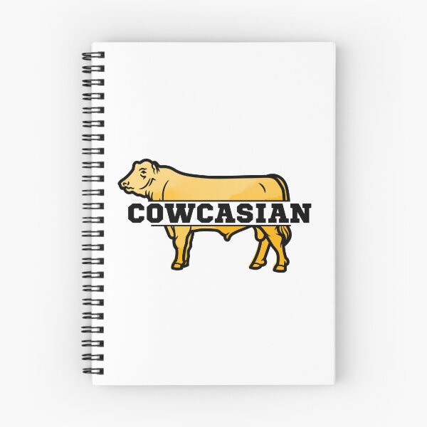 Item preview,  Yellow "Cowcasian" Cow lover Caucasian designed and sold by FarmsteadAcers.