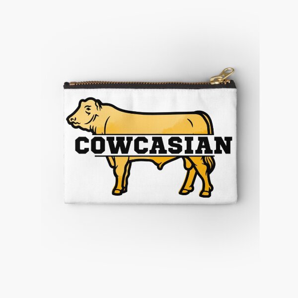 Item preview,  Yellow "Cowcasian" Cow lover Caucasian designed and sold by FarmsteadAcers.