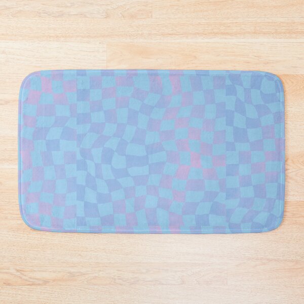 Item preview, Trippy Aesthetic Checkered blue purple Gradient Pattern   designed and sold by Creative Brat Design Studio.