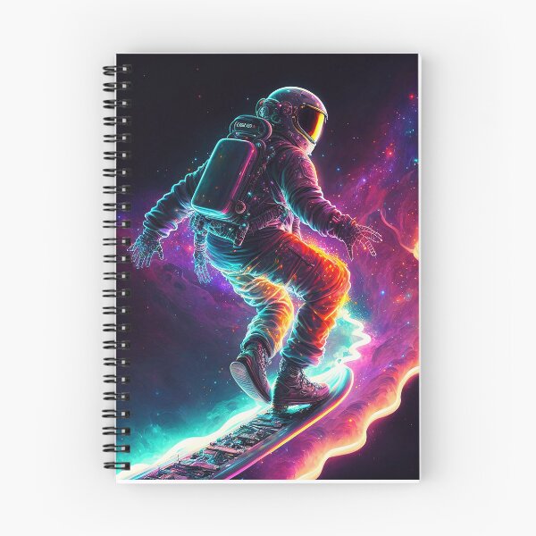Item preview, Astronaut surfing in space  designed and sold by ramith-concept.