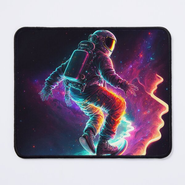 Item preview, Astronaut surfing in space  designed and sold by ramith-concept.