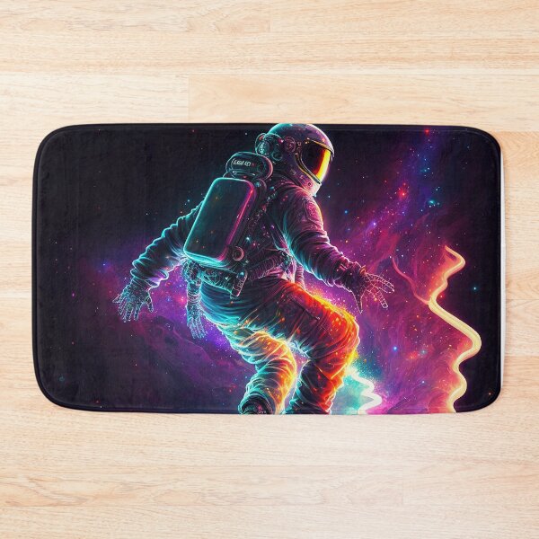 Item preview, Astronaut surfing in space  designed and sold by ramith-concept.