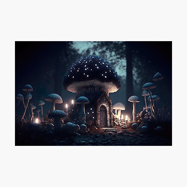 Buy Mushroom Wallpaper Botanical Wallpaper Moody Wallpaper Dark Online in  India  Etsy