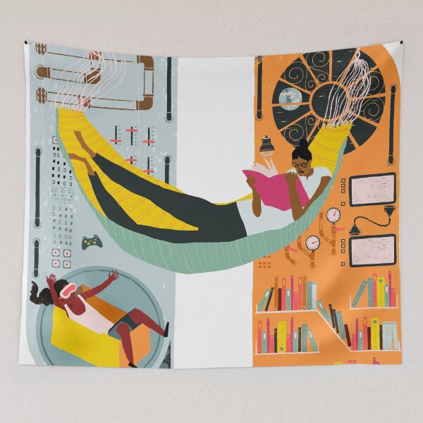 Item preview, Reading in outer space designed and sold by ejercito.
