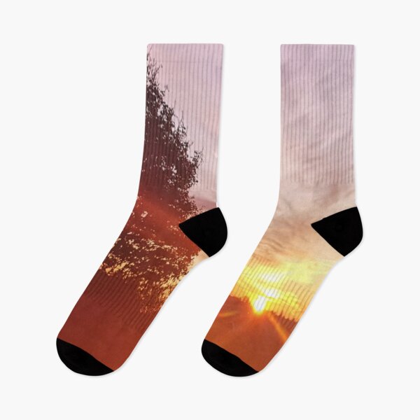 Item preview, Experience the Tranquility of an English Sunrise: A Captivating Photograph of the Clear Blue Sky, Wispy Clouds, and the Serene Countryside designed and sold by PhotografeeMrsB.