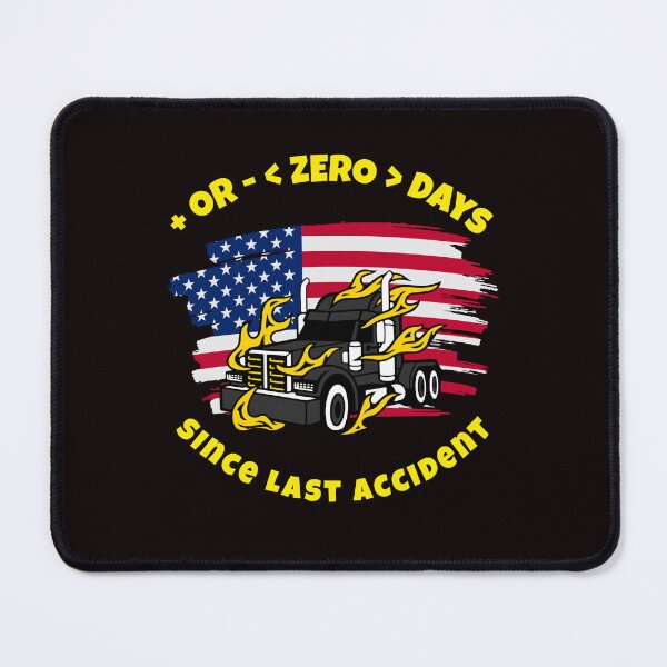 Item preview, American Trucker, Plus Zero Days Since Last Accident BlkY designed and sold by TeamsterLife.