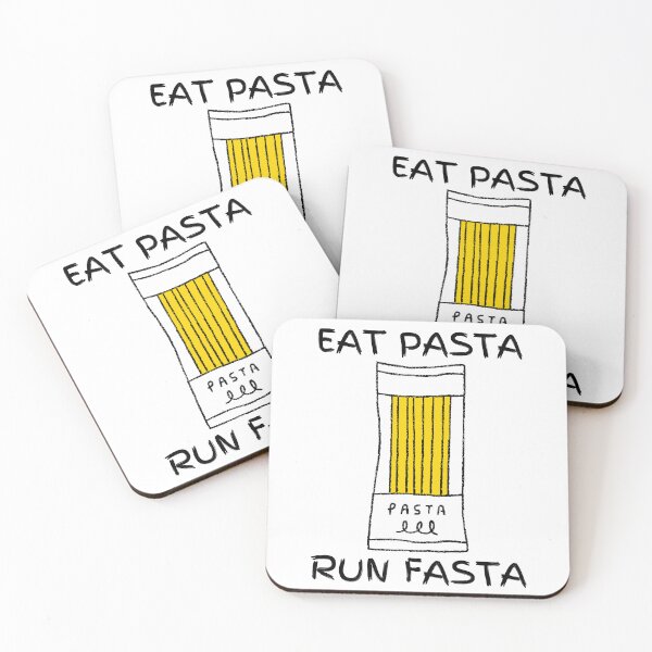 Item preview, Eat Pasta Run Fasta designed and sold by A-J-S-Designs.