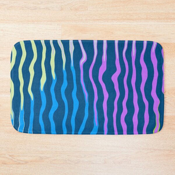 Item preview, Abstract waves random blue purple green pattern  designed and sold by DAHAS.