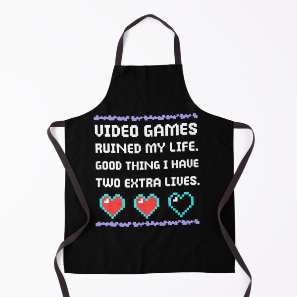 Item preview, Video Games Ruined My Life Good Thing I Have Two Extra Lives designed and sold by donvector.