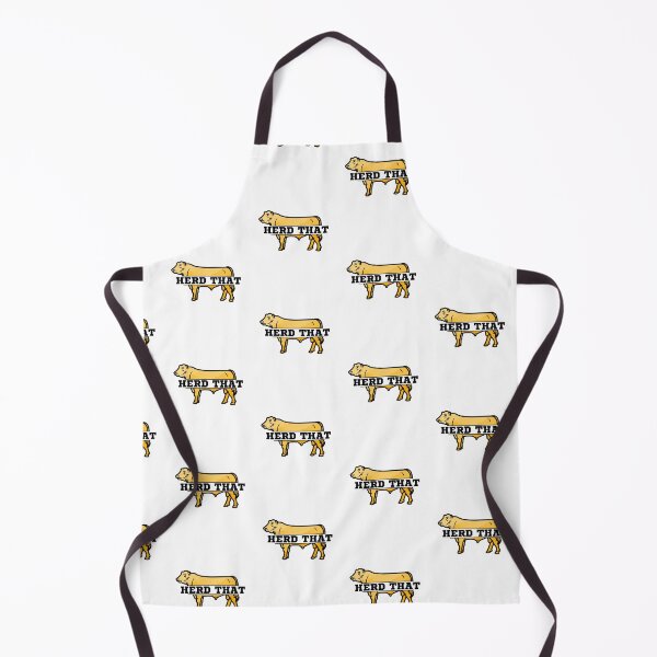 Item preview, Yellow "Herd That" Cow lover Funny saying designed and sold by FarmsteadAcers.