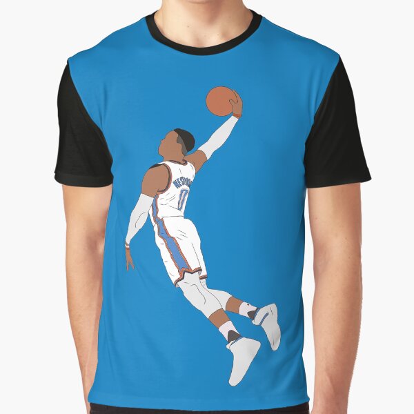 TIE DYE Russell Westbrook Oklahoma City Thunder /"MVP/" T-shirt jersey