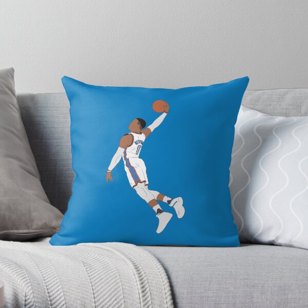 Russell Westbrook Dunk Throw Pillow