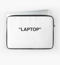 Laptop Off White - Cool Virgil Abloh Parody Sticker T-Shirt Pillow Laptop Sleeve