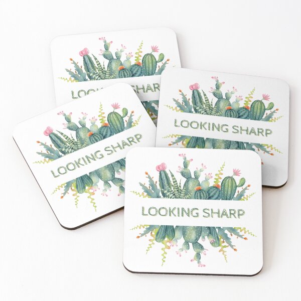 Item preview, Looking Sharp Cactus Valentine's Pun designed and sold by Pun Intended.