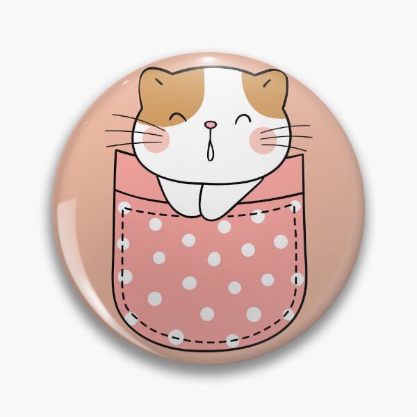 Item preview, Cute Pocket Kitty V4 designed and sold by TeesMi.