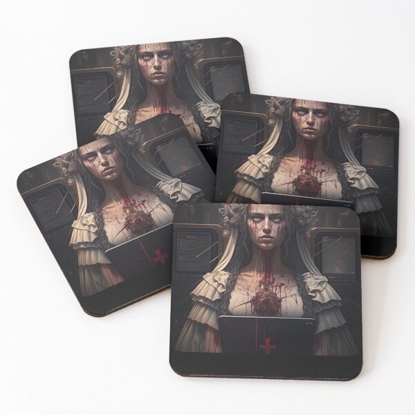 Item preview, Digital blasphemy (no text) designed and sold by ai-datamancer.