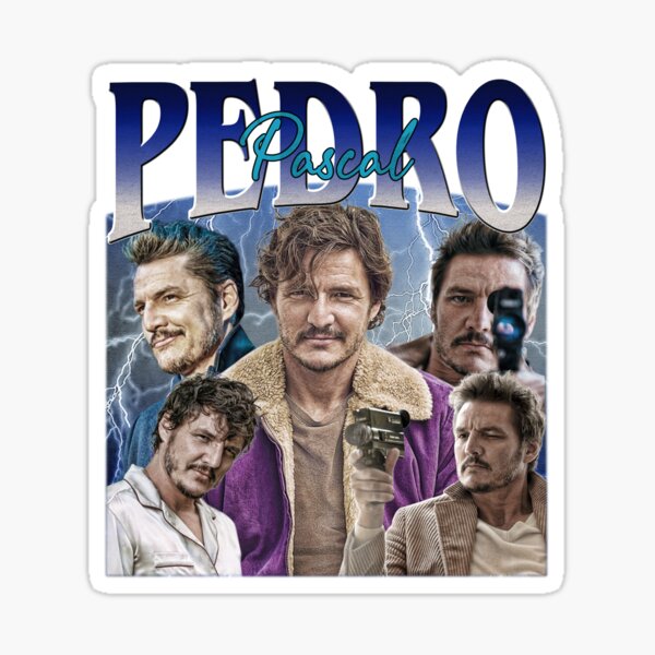 Vista previa del artículo con la obra «Camisetas Homenaje Pedro Pascal», diseñado y vendido por Vondella.