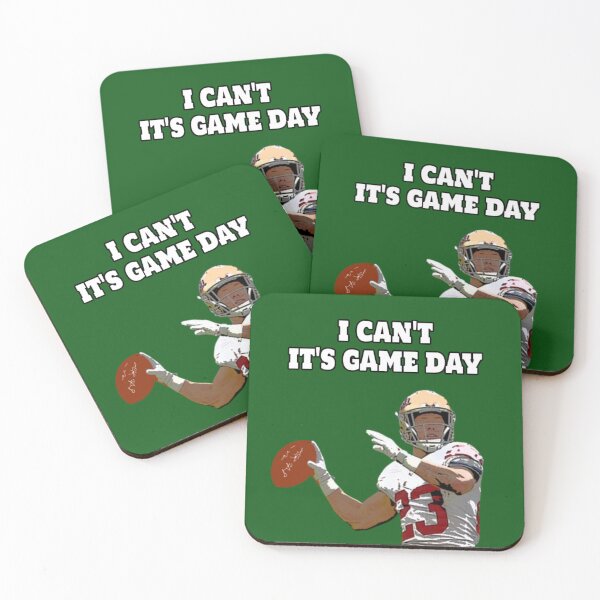 Item preview, Game Day Football Sticker designed and sold by Teetans.