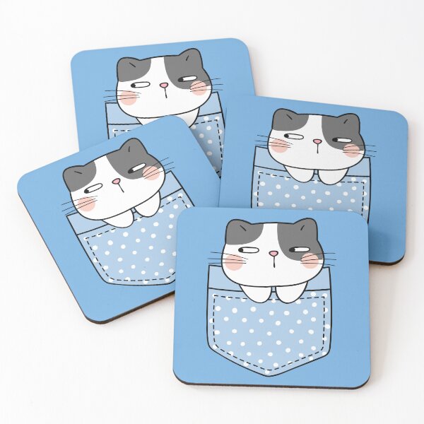Item preview, Cute Pocket Kitty V3 designed and sold by TeesMi.