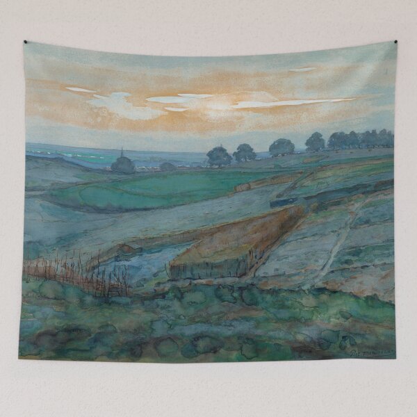 Item preview, Landscape near Arnhem (1900–1901) by Piet Mondrian designed and sold by BossyCatHome.