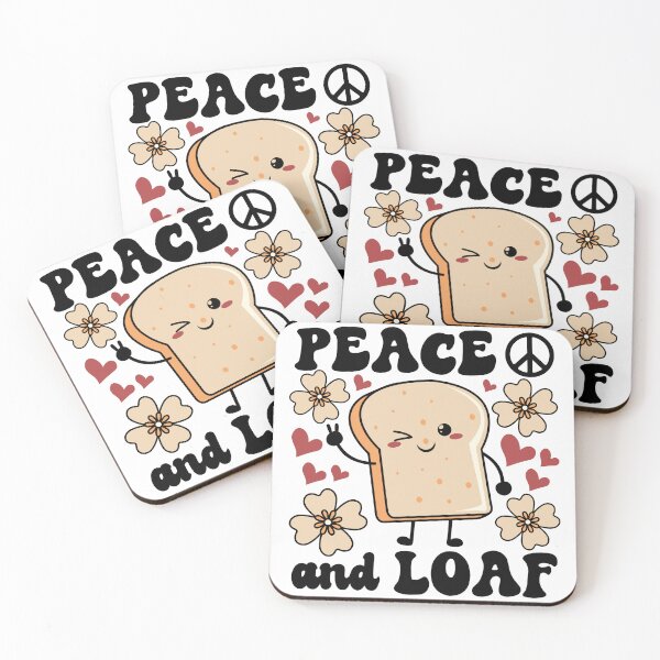 Item preview, Peace and Loaf Cute and Funny Toast with A Peace Sign designed and sold by PearlMoonGrapes.