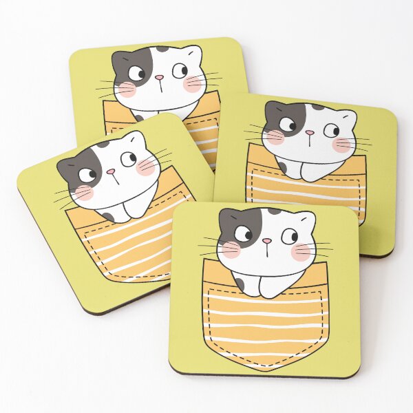 Item preview, Cute Pocket Kitty V1 designed and sold by TeesMi.