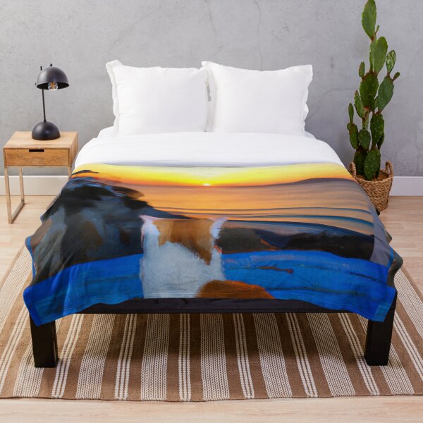 Item preview, Cat Watching Sunset - Digital Painting designed and sold by shirtsetcetera.