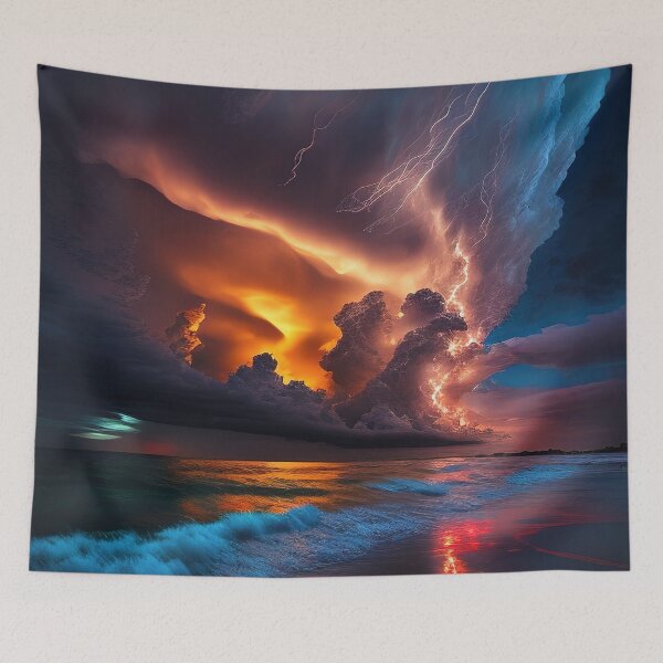 Item preview, Insane weather phenomenon: Glowing Wall Cloud designed and sold by RK - Shop.