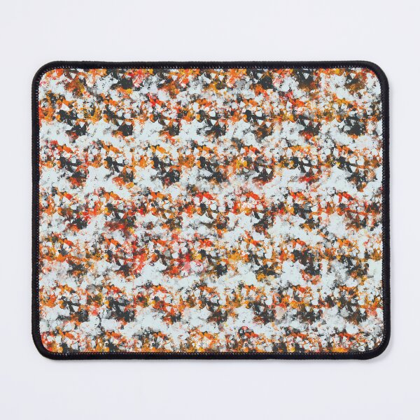 Item preview, Fabric Flecks ~ Black/Orange/White/Red designed and sold by CeriLodge.
