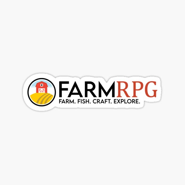 "Farm RPG Logo" Sticker for Sale by FarmRPG Redbubble