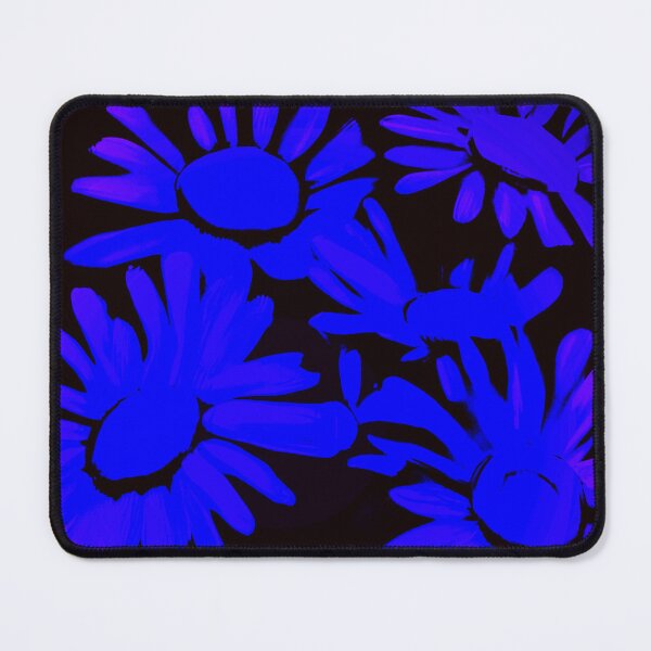 Item preview, Blue Abstract Daisies designed and sold by asurtiumgreen.