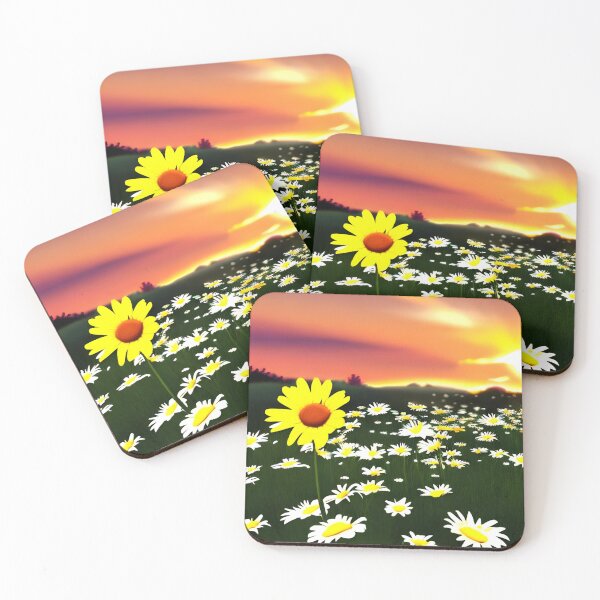 Item preview, Daisy sunset wallpaper designed and sold by gramizzia.