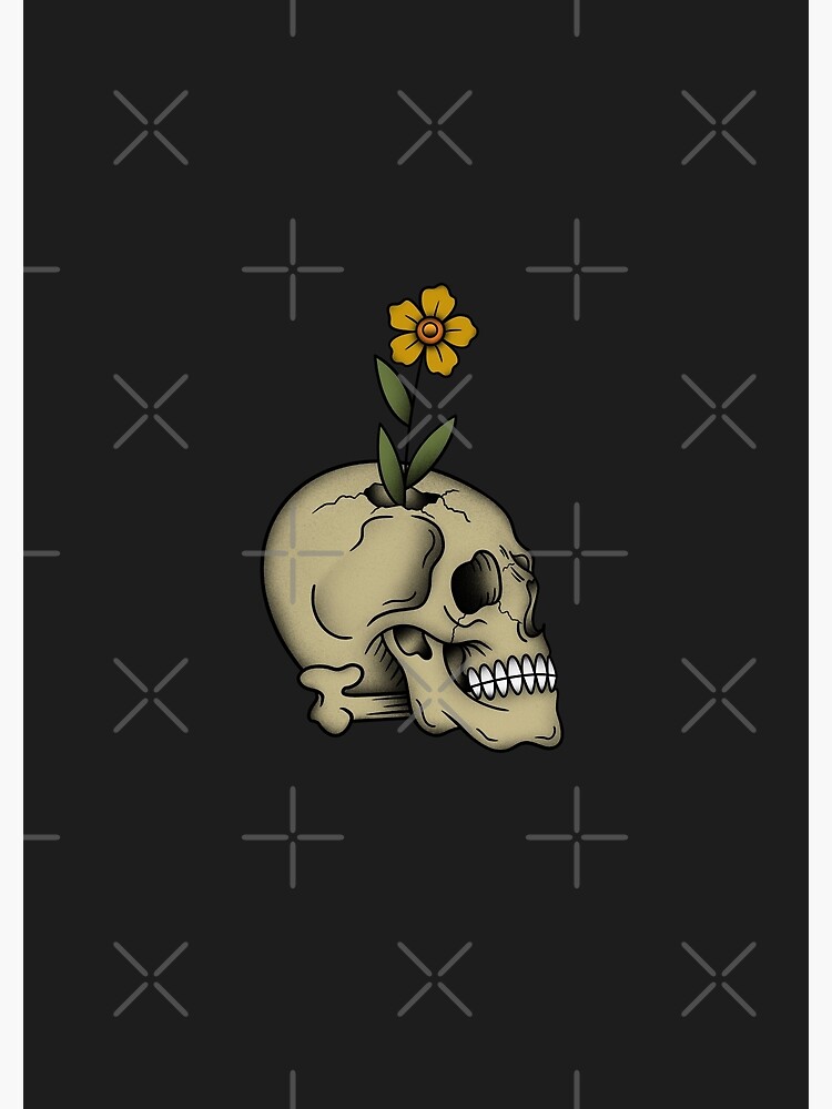 Skull Tattoo Flash by Snowtraz on DeviantArt