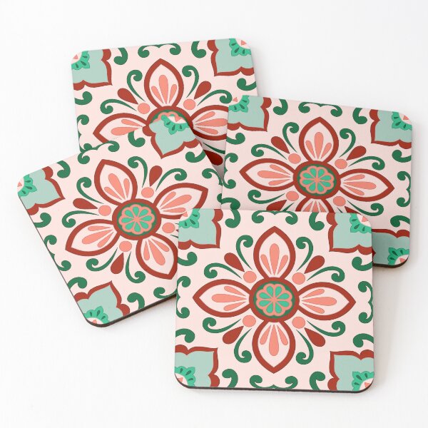 Item preview, Floral Tile Repeat Pattern   designed and sold by SemDesigns1.
