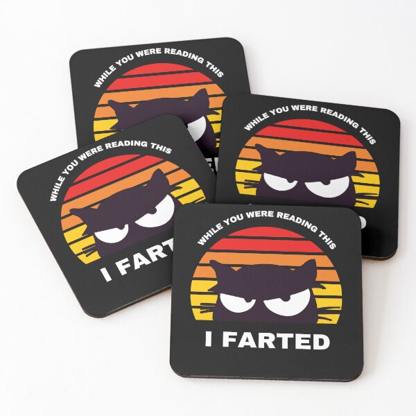 Item preview, WHILE YOU WERE READING THIS I FARTED Sneaky Cat designed and sold by Draculaura2009.