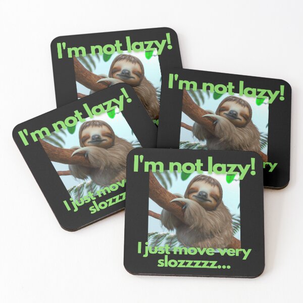 Item preview, I'm not lazy! designed and sold by Glashu.