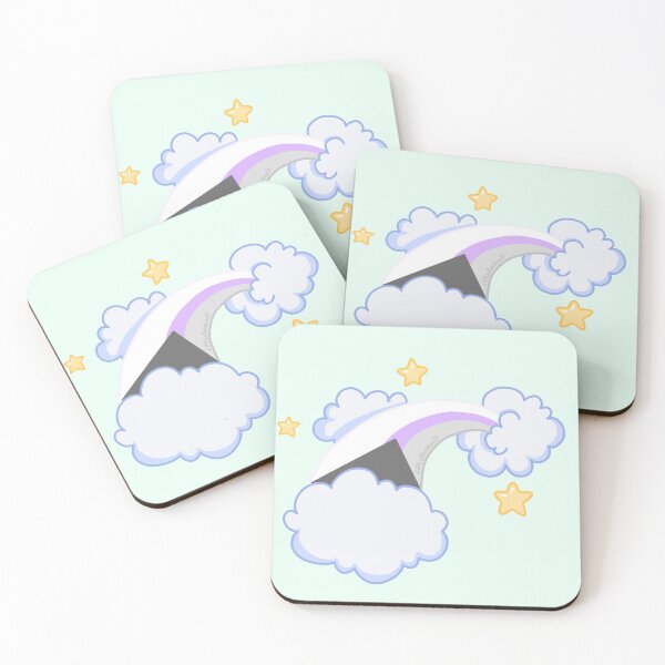 Item preview, DEMISEXUAL Pastel Rainbow Pride Flag Illustration  designed and sold by LilMissRandom17.