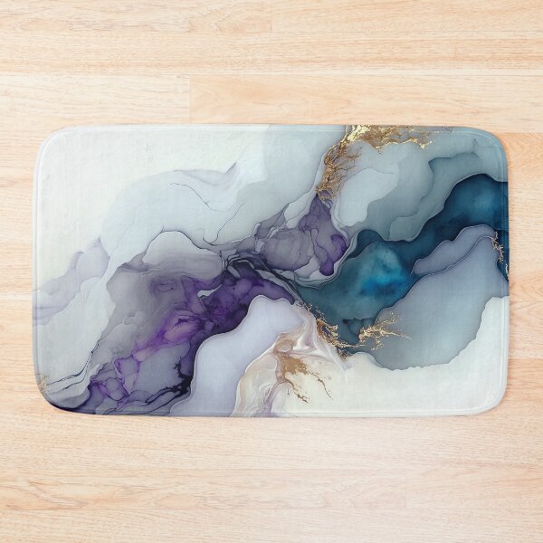 Item preview, Mottled Mulberry - Abstract Alcohol Ink Resin Art designed and sold by inkvestor.