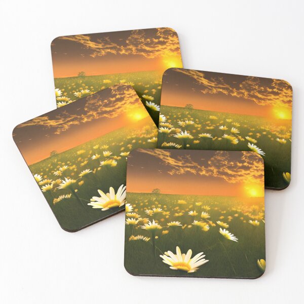 Item preview, Daisy sunset wallpaper designed and sold by gramizzia.