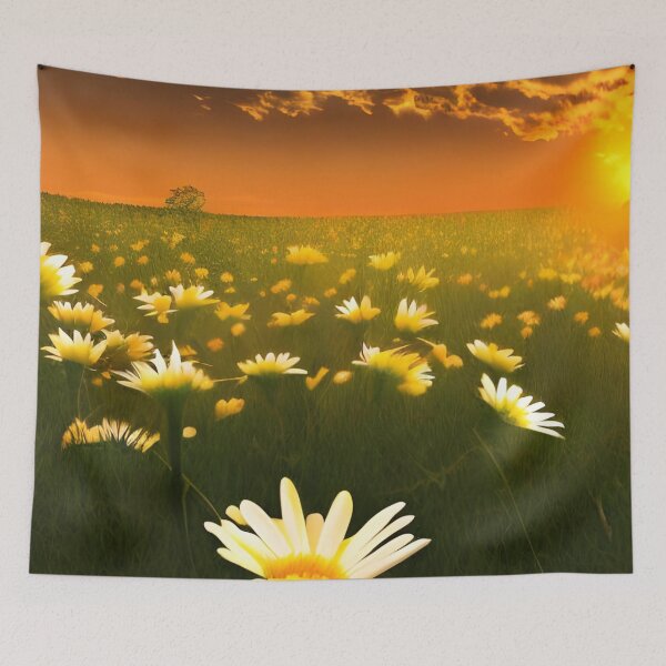 Item preview, Daisy sunset wallpaper designed and sold by gramizzia.