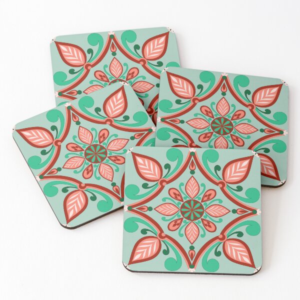 Item preview, Floral Tile Repeat Pattern   designed and sold by SemDesigns1.