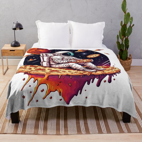 Item preview, Astronaut in space eating pizza designed and sold by ramith-concept.
