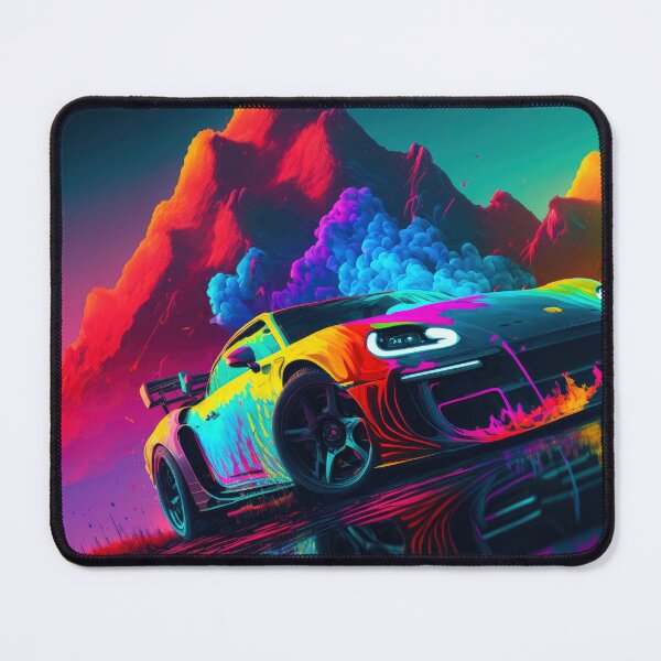 Item preview, Futuristic Car: Tie-Dye designed and sold by JoeBurgett.