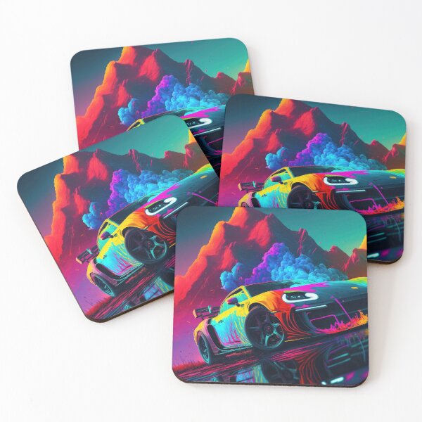 Item preview, Futuristic Car: Tie-Dye designed and sold by JoeBurgett.