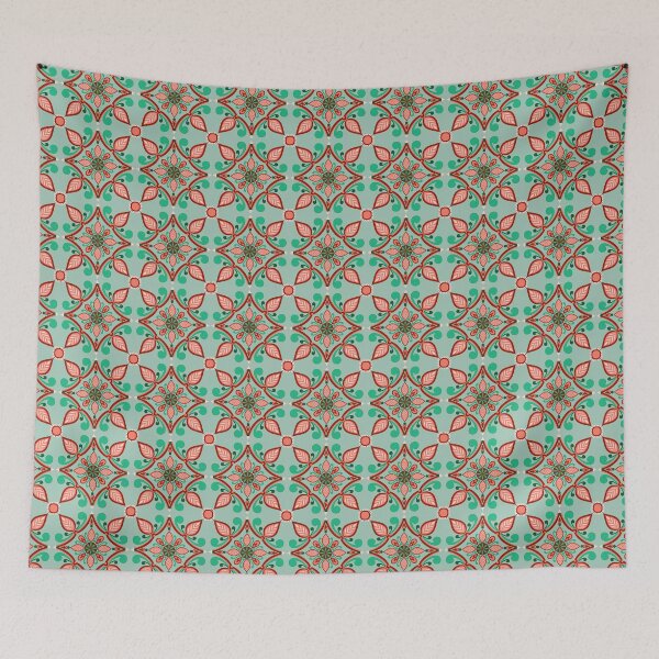 Item preview, Floral Tile Repeat Pattern   designed and sold by SemDesigns1.