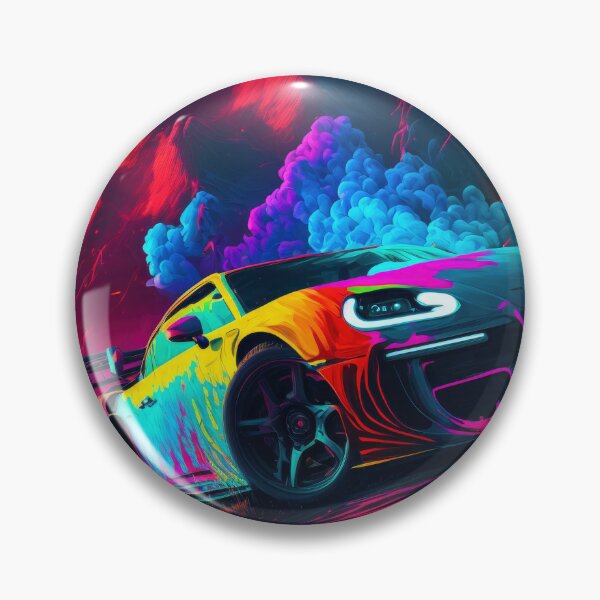 Item preview, Futuristic Car: Tie-Dye designed and sold by JoeBurgett.