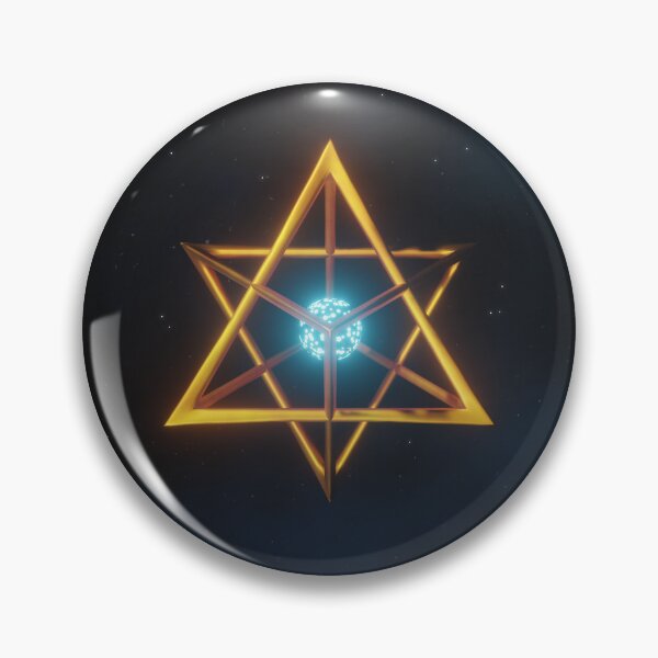 Item preview, Golden Merkabah - Aquamarine designed and sold by André Cremers.
