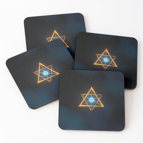 Item preview, Golden Merkabah - Aquamarine designed and sold by André Cremers.