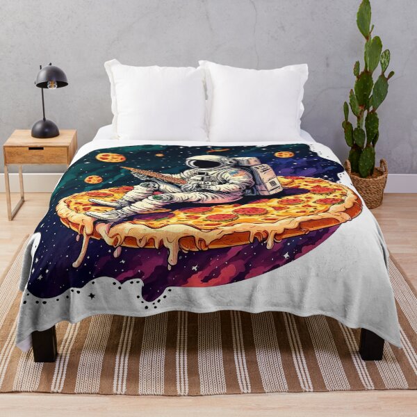Item preview, Astronaut in space eating pizza designed and sold by ramith-concept.