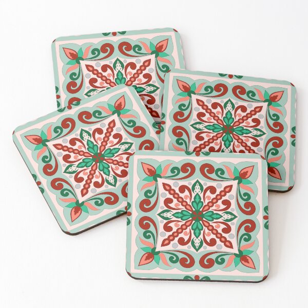 Item preview, Floral Tile Repeat Pattern   designed and sold by SemDesigns1.